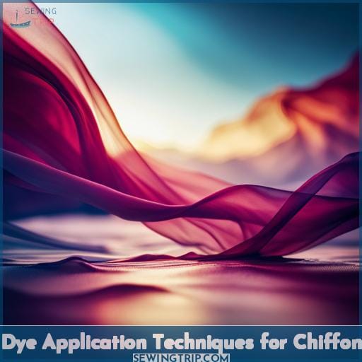 Dye Application Techniques for Chiffon