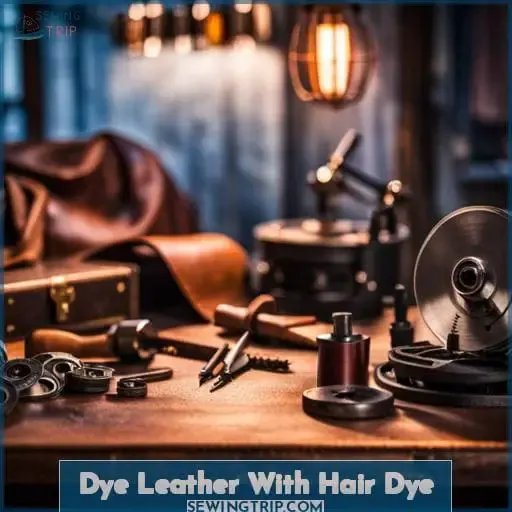 Dye Leather With Hair Dye