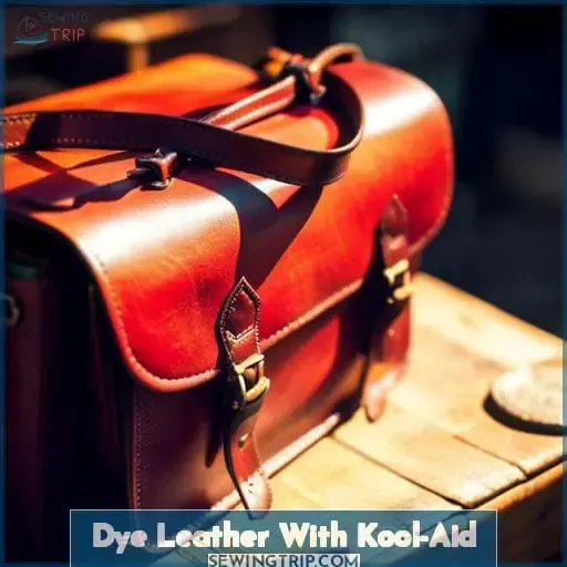 Dye Leather With Kool-Aid