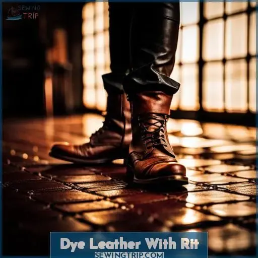 Dye Leather With Rit