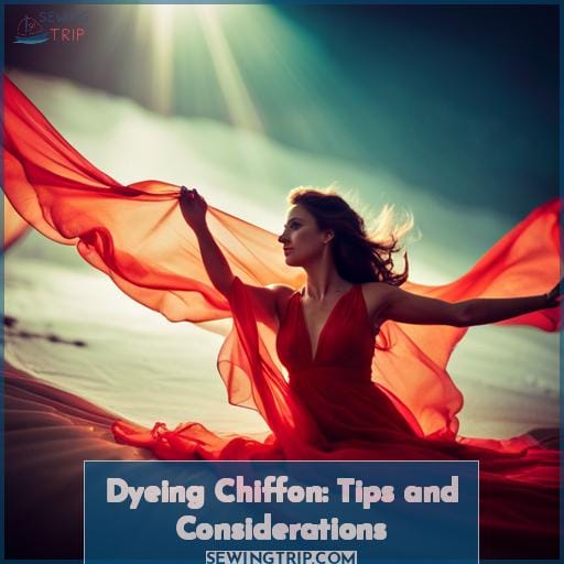 Dyeing Chiffon: Tips and Considerations