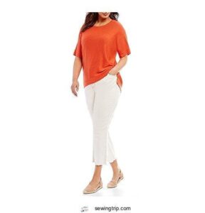 What Does Tencel Lyocell Feel Like? Silky Soft & Breathable Facts 6 Eileen Fisher Hot Red Tencel B07RGSRKL6