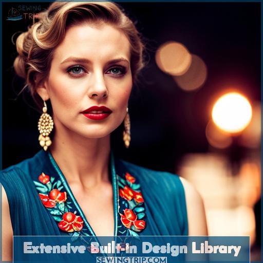 Extensive Built-in Design Library
