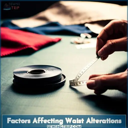 Factors Affecting Waist Alterations