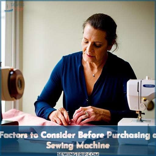 Factors to Consider Before Purchasing a Sewing Machine