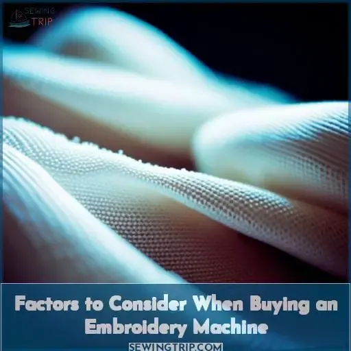 Factors to Consider When Buying an Embroidery Machine