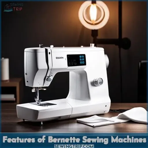 Features of Bernette Sewing Machines