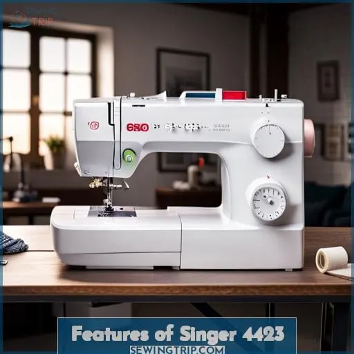 Features of Singer 4423