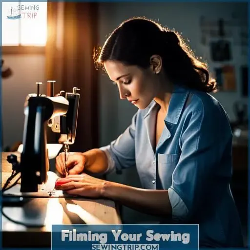 Filming Your Sewing