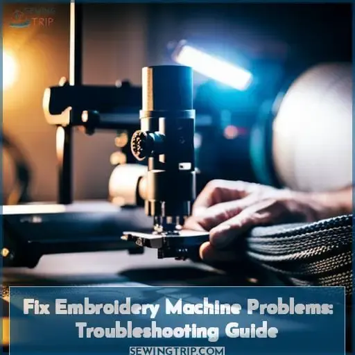 Fix Embroidery Machine Problems Troubleshooting Guide