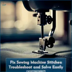 fixing stitch problems sewing machine stitches not catching