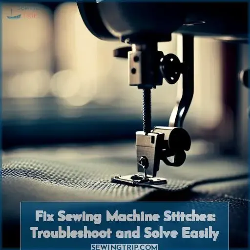 fixing stitch problems sewing machine stitches not catching