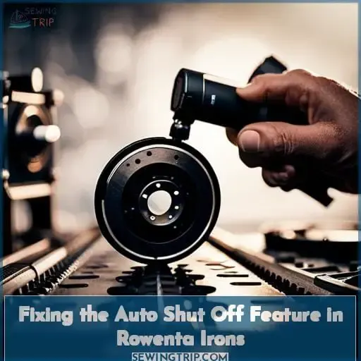 Fixing the Auto Shut Off Feature in Rowenta Irons