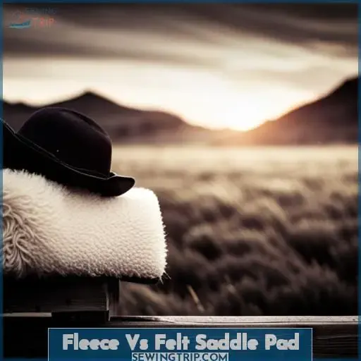 Fleece Vs Felt Saddle Pad