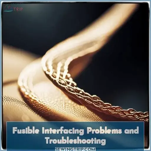 Fusible Interfacing Problems and Troubleshooting