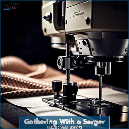 Gathering With a Serger