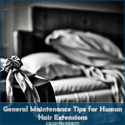 General Maintenance Tips for Human Hair Extensions