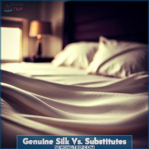 Genuine Silk Vs. Substitutes