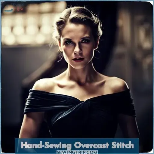 Hand-Sewing Overcast Stitch