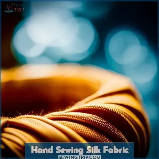Hand Sewing Silk Fabric