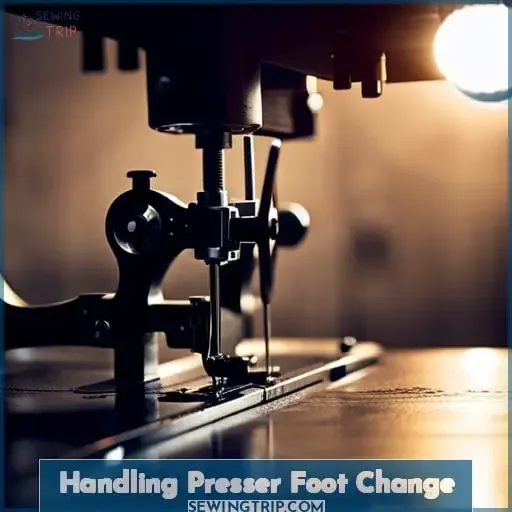 Handling Presser Foot Change