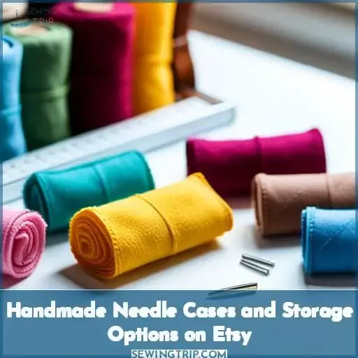 Handmade Needle Cases and Storage Options on Etsy