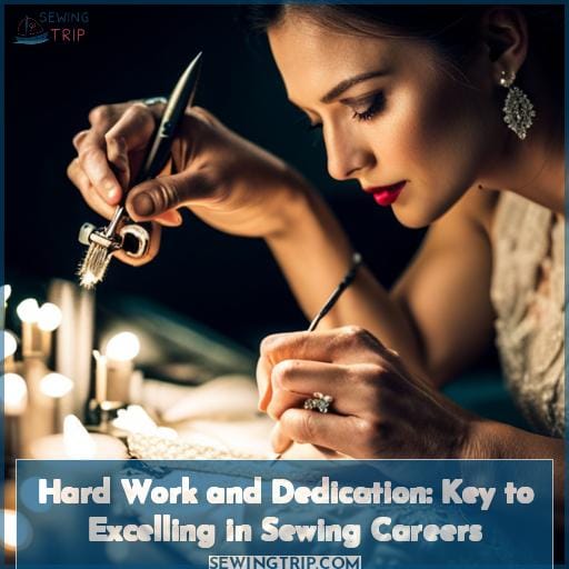 Hard Work and Dedication: Key to Excelling in Sewing Careers
