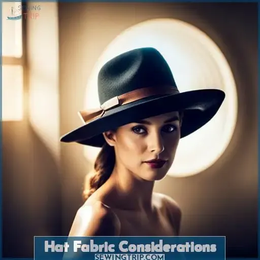 Hat Fabric Considerations