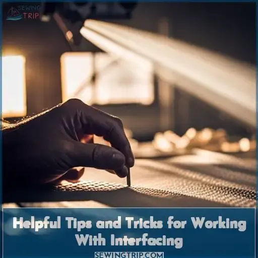 Helpful Tips and Tricks for Working With Interfacing