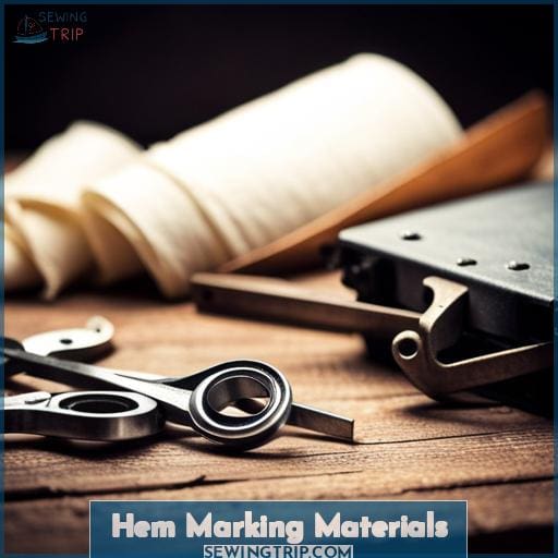 Hem Marking Materials