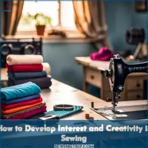 how can you develop interest and creativity in sewing