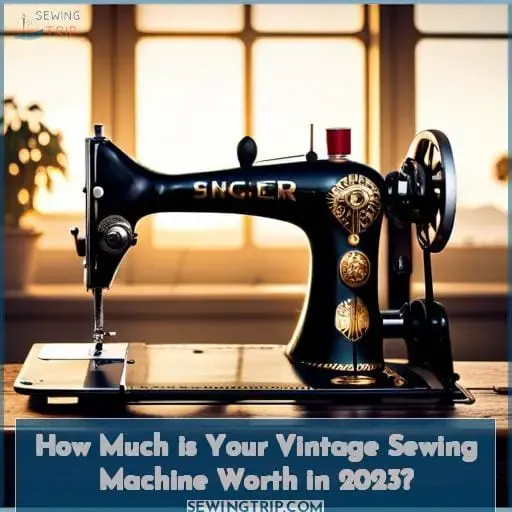 how much vintage sewing machine worth