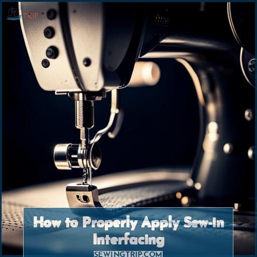 How To Properly Apply Sew In Interfacing   How To Apply Sew In Interfacing 