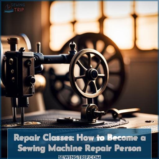 Repair Classes How to a Sewing Machine Repair Person