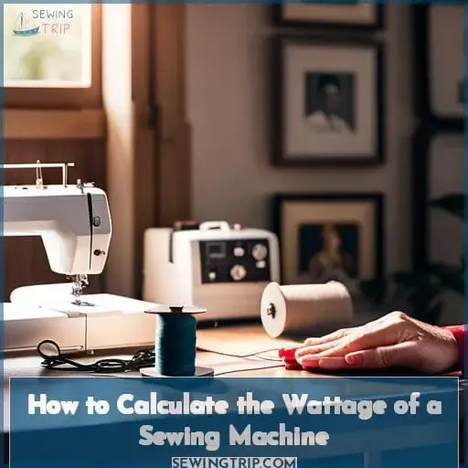 How to Calculate the Wattage of a Sewing Machine