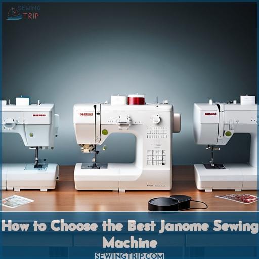 How to Choose the Best Janome Sewing Machine
