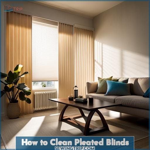 How to Clean Pleated Blinds