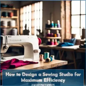 how to design a sewing studio