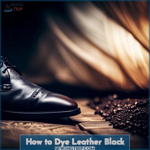 How to Dye Leather Black