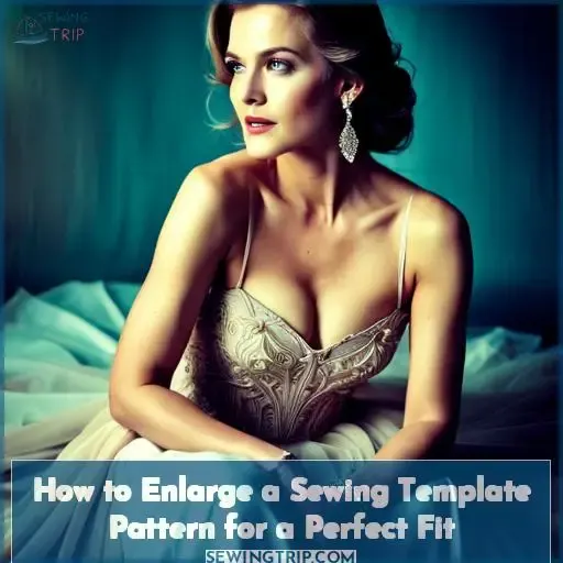 how to enlarge a sewing template