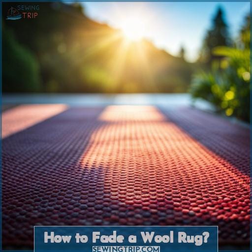 How to Fade a Wool Rug