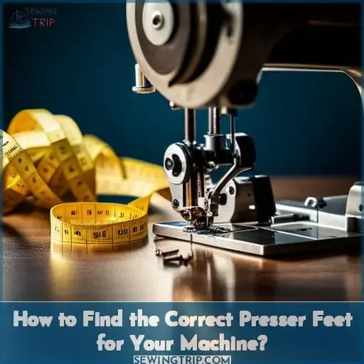 How to Find the Correct Presser Feet for Your Machine