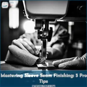 how to finish sleeve seams