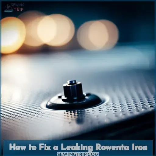 How to Fix a Leaking Rowenta Iron