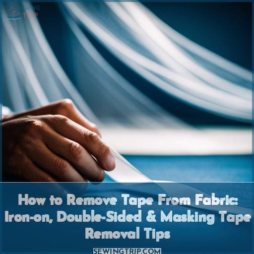 How to Remove Tape From Fabric Ironon, DoubleSided & Masking Tape