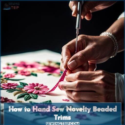 How to Hand Sew Novelty Beaded Trims