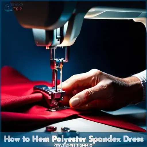 How to Hem Polyester Spandex Dress