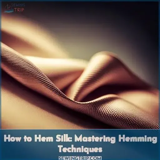 how to hem silk