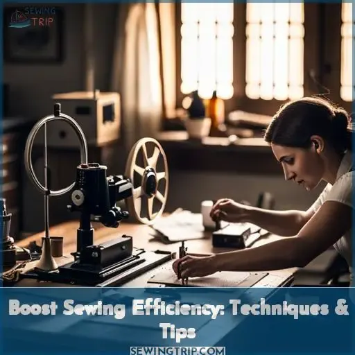 how to increase sewing efficiency