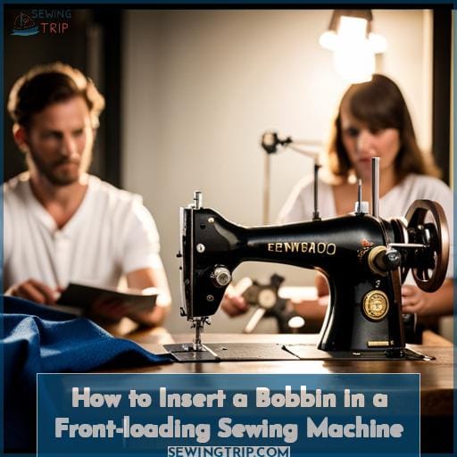 How to Insert a Bobbin in a Front-loading Sewing Machine